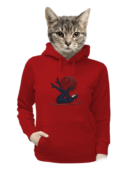 Catwoman dámska mikina klokanka Red Mal