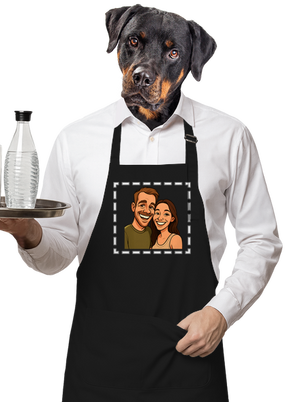 Karikatúra z vlastnej fotky zástera Black