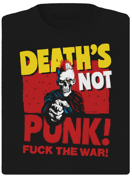 Death's not punk dámske športové tričko Black
