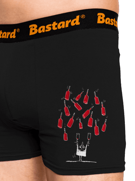Šťastný vinár boxerky Black
