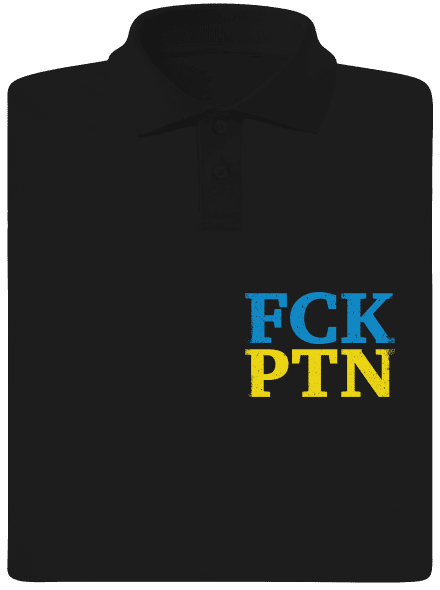 FCK PTN pánska polokošeľa Black