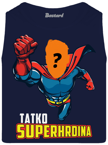 Tatko superhrdina pánske tielko French Navy