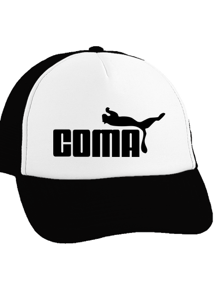 Coma šiltovka truckerka Black cap