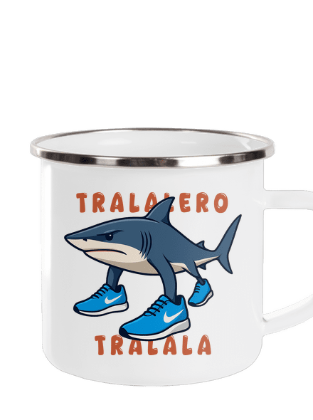 Tralalero Tralala – Italian Brainrot plecháčik White