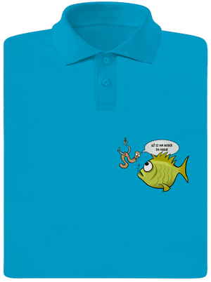 Ryba a dážďovka pánska polokošeľa Blue Atol