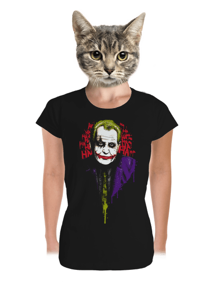 Zeman Joker dámske tričko prémium Black