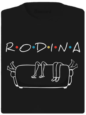 Rodina dámske športové tričko Black