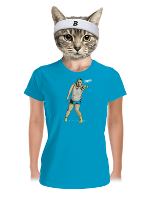 Beer zombie dámske športové tričko Blue Atol