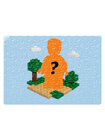 Lego z vlastnej fotky puzzle White