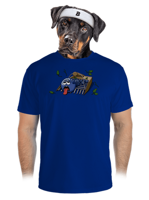 Čučoriedky pánske športové tričko Royal Blue Mal