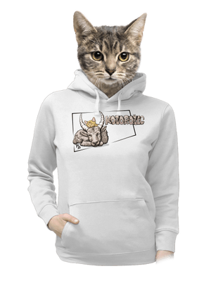 dámska mikina klokanka