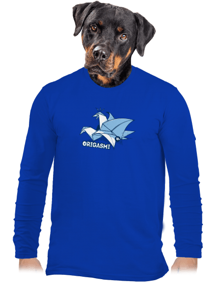 Origasmi pánske dlhý rukáv Royal Blue