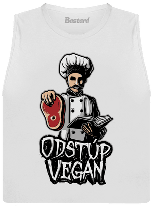 Odstup vegane dámske tielko voľné White