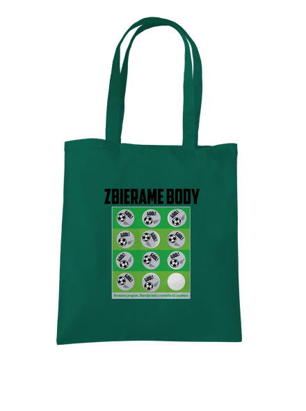 Zbierame body - futbal taška Bottle Green WM