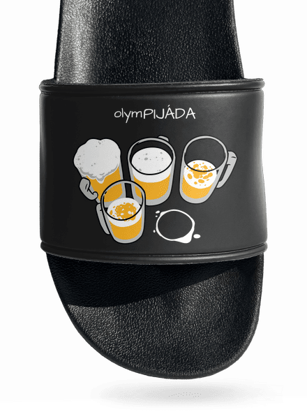 Pijáda šľapky Black