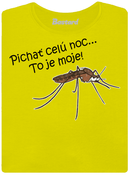 Komár s výdržou dámske tričko prémium Lemon