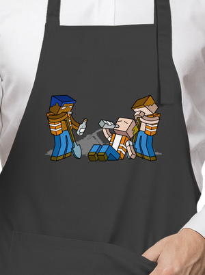 Real Minecraft zástera Dark Grey