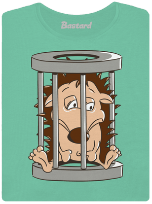 Jažeček v klietke dámske tričko prémium Mint Mal