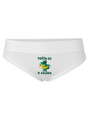 Točím sa v kruhu dámske nohavičky White