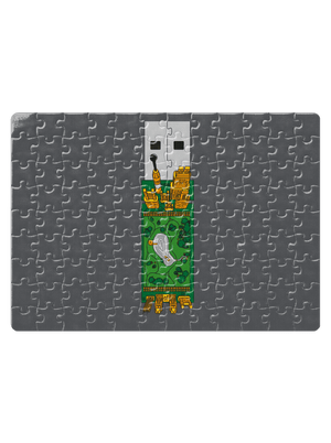 USB city puzzle White