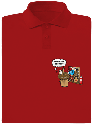 Sweet muffin pánska polokošeľa Red Mal