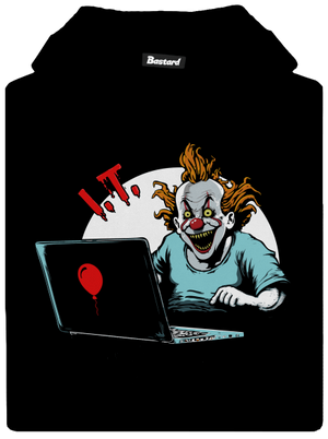 I.T. Klaun detská mikina klokanka Black