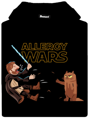 Allergy Wars dámska mikina klokanka Black