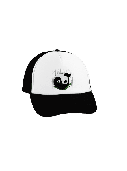 Dve spiace pandy šiltovka truckerka Black cap