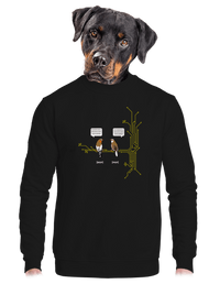 unisex mikina bez kapucne