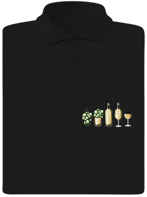 Evolúcia bieleho vína pánska polokošeľa Black