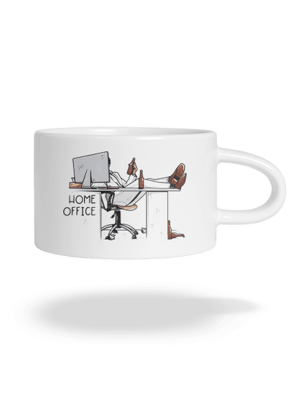 Home Office hrnček makronka White