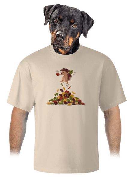 Radosť z lístia unisex tričko oversized Almond
