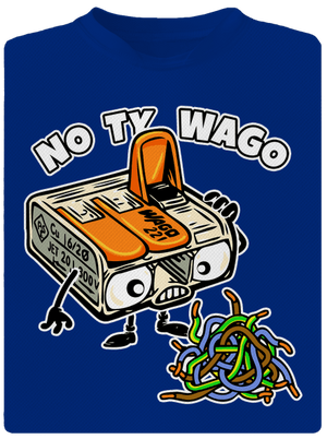 Wago svorka pánske športové tričko Royal Blue Mal