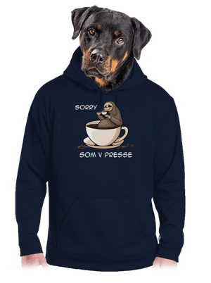 V presse pánska mikina klokanka Navy