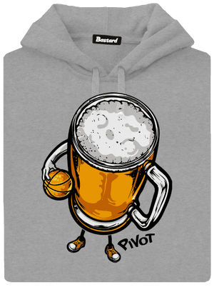 Pivot pánska mikina klokanka Light Melange