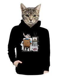 dámska mikina klokanka