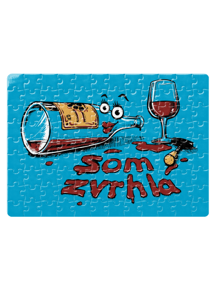 Zvrhlá puzzle White