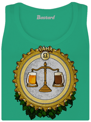 Pivný horoskop: Váha dámske tielko klasické Mint Mal