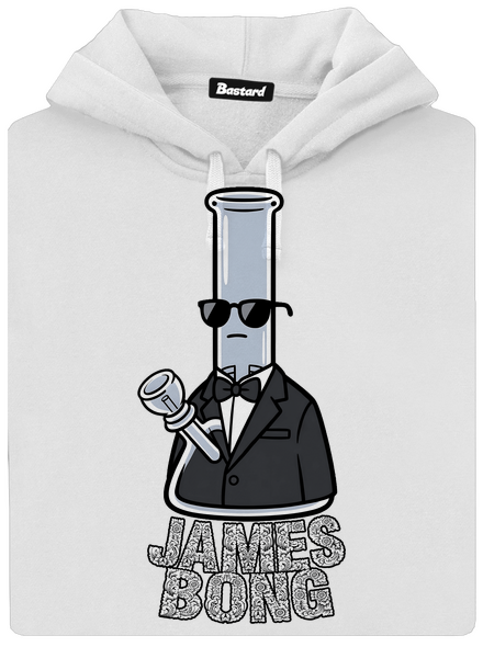 James Bong dámska mikina klokanka White