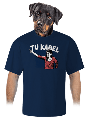 Tukabel unisex tričko oversized Midnight Blue