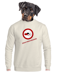 unisex mikina bez kapucne