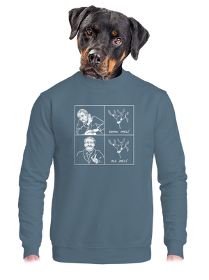 Cimrman: Copak jmelí unisex mikina bez kapucne Nordic Blue