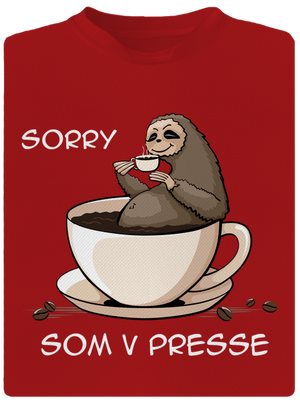 V presse pánske športové tričko Red Mal