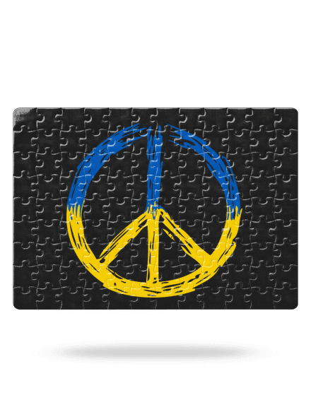 Ukrajina - Peace puzzle White