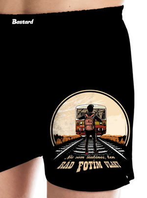 Fotím vlaky pánske trenky Black