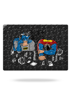 Súboj superhrdinov puzzle White