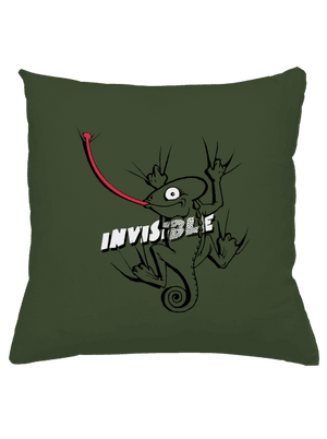Invisible chameleon vankúš Olive Green