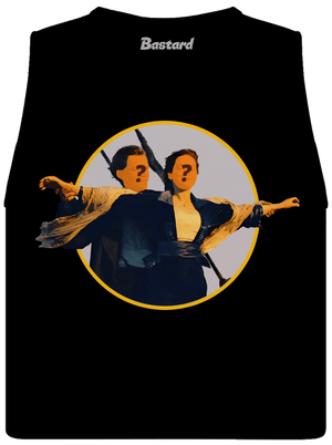 Titanic dámske tielko voľné Black