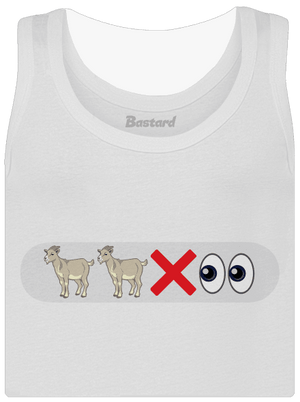 Emoji dámske tielko klasické White