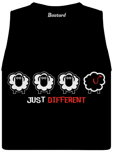 Čierna ovca dámske tielko voľné Black